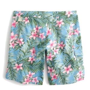 J. Crew 9" board short jungle floral swimsuit